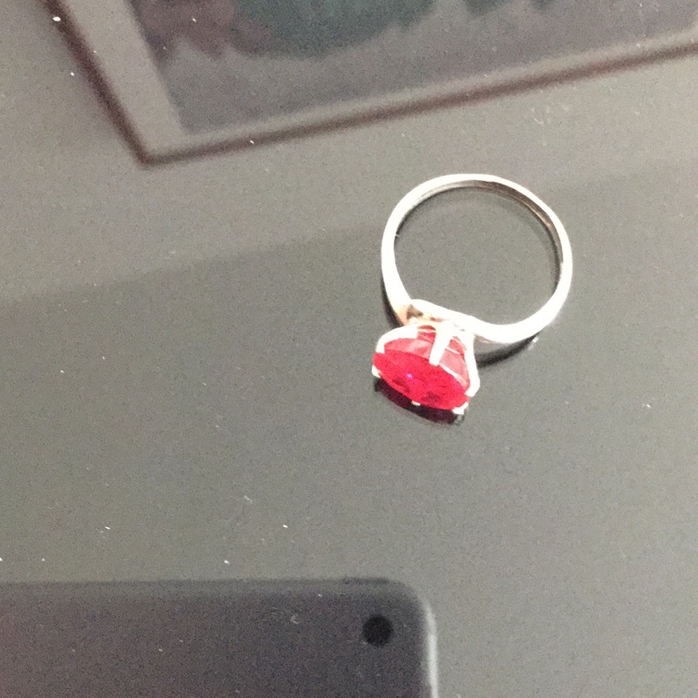 Ruby Bypass ring. 7.75 - Picture 3 of 5